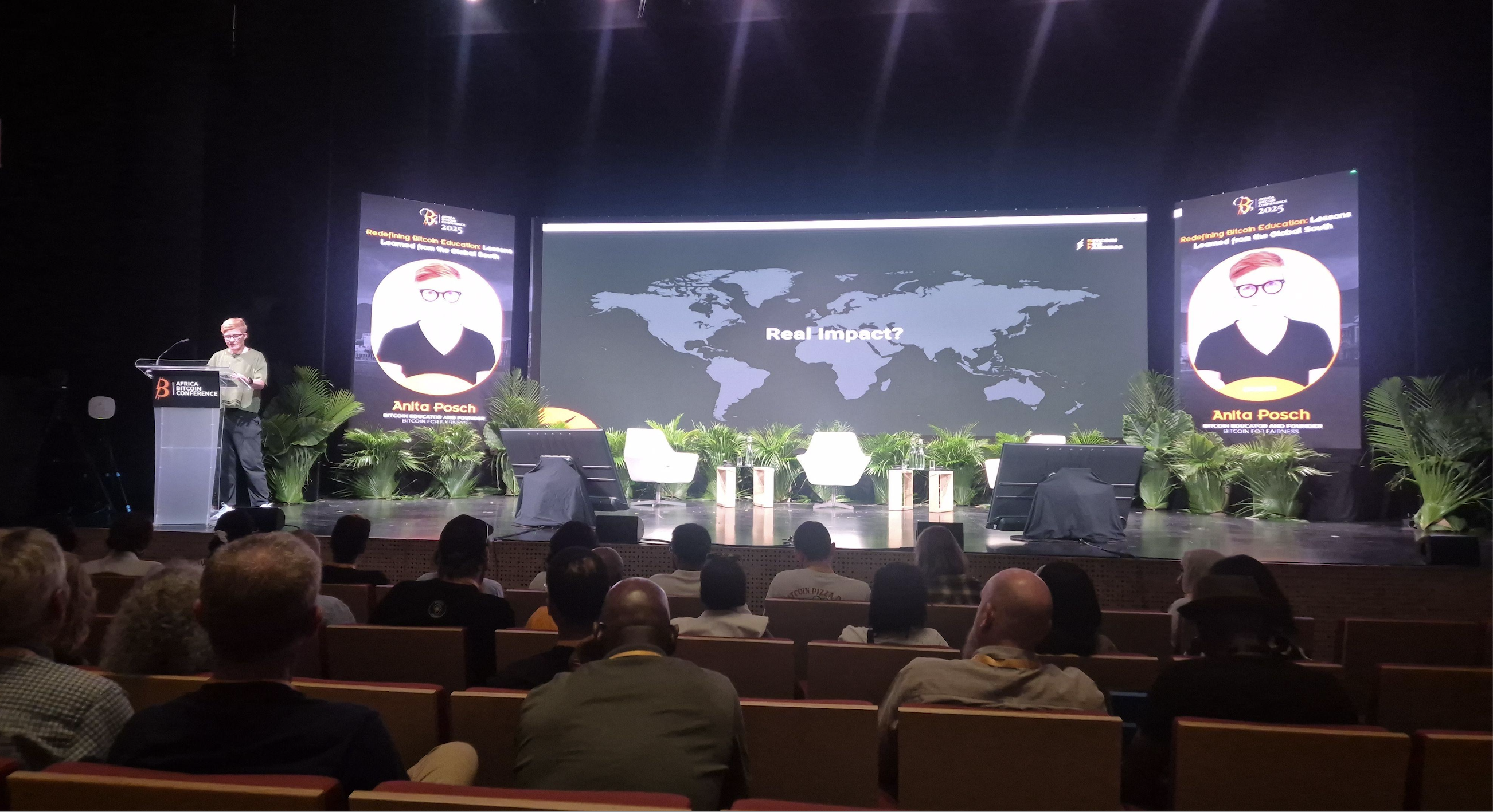 Anita Posch at Africa Bitcoin Conference 2025